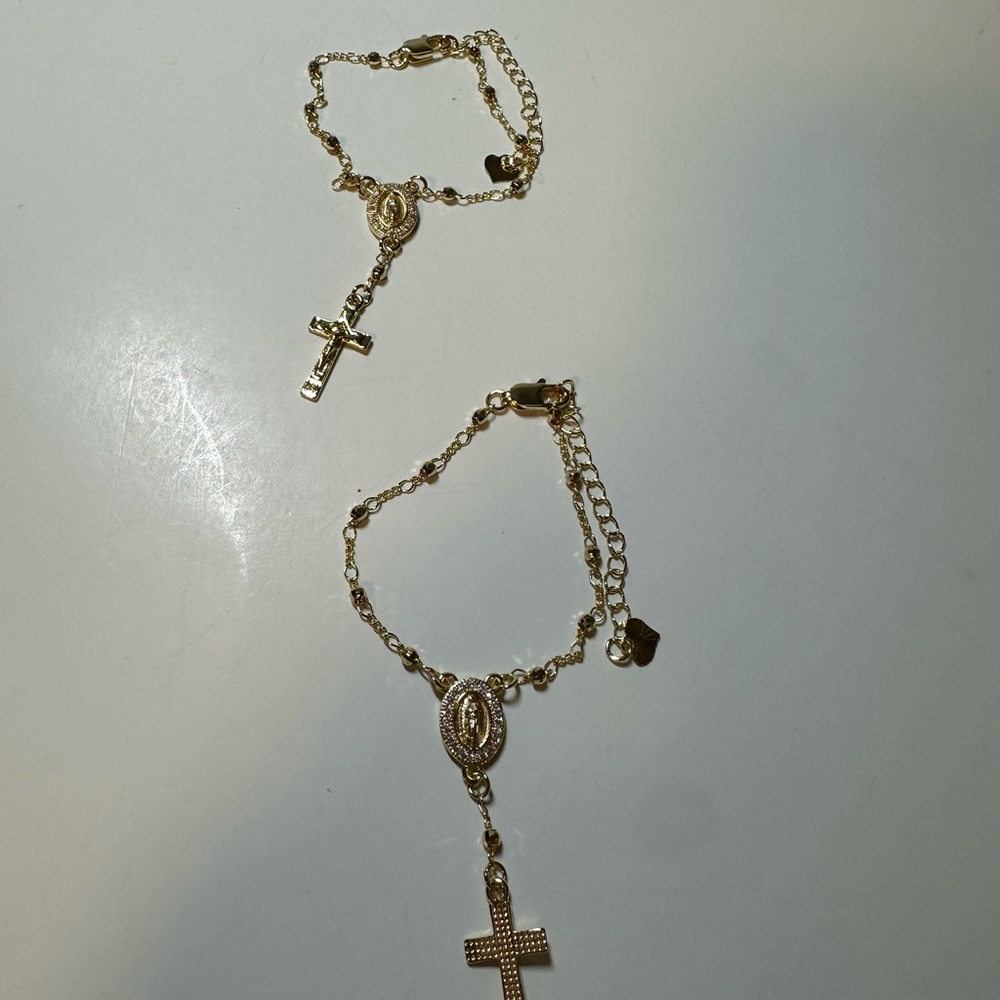 Gold Rosary Bracelet